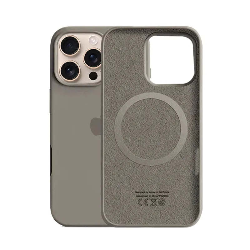 Funda Magnética MagSafe Silicona iPhone 13-16 Pro Max